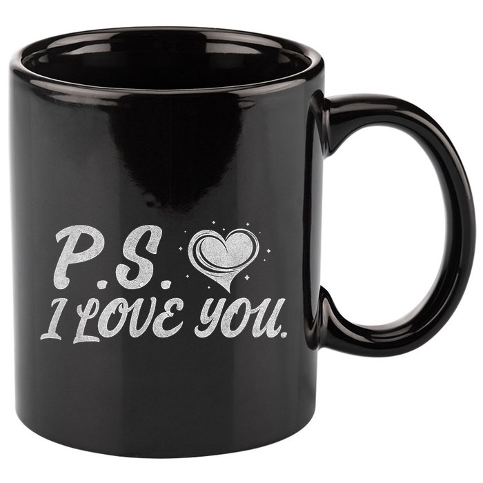 Ps I Love You 11oz C Handle Ceramic Mug