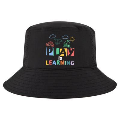 Play Is Learning Teacher Student Back To School Cool Comfort Performance Bucket Hat