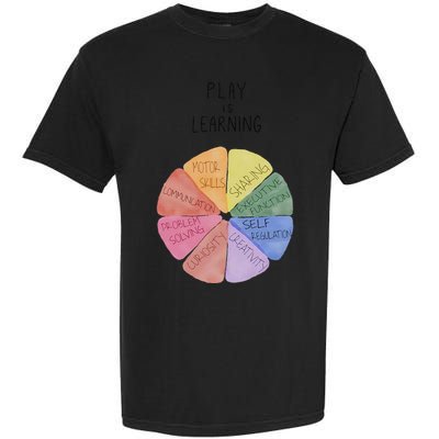 Play Is Learning Funny Teacher Garment-Dyed Heavyweight T-Shirt
