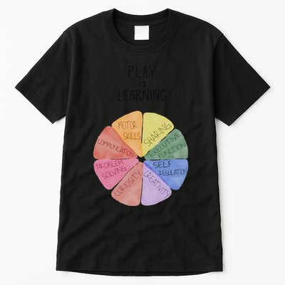 Play Is Learning Funny Teacher Tall T-Shirt