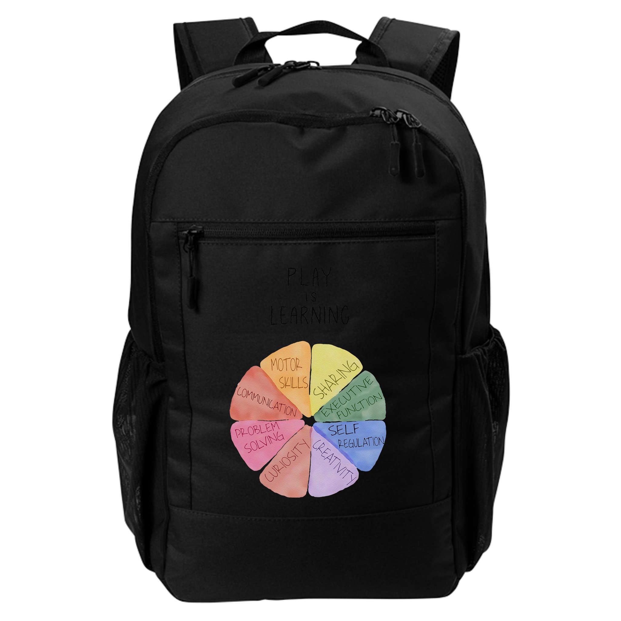 Play Is Learning Funny Teacher Backpack