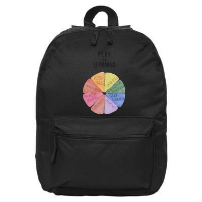 Play Is Learning Funny Teacher 16 in Basic Backpack