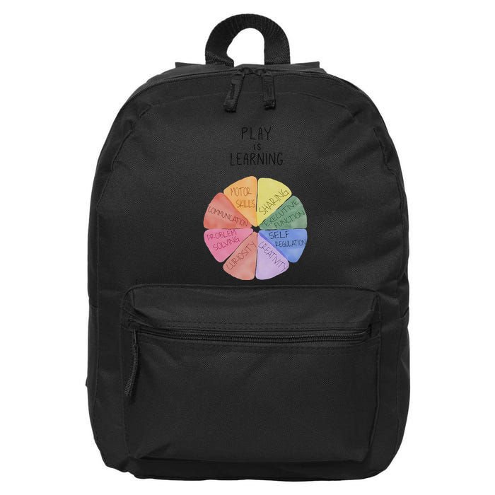 Play Is Learning Funny Teacher 16 in Basic Backpack