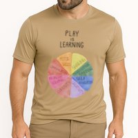 Play Is Learning Funny Teacher Cooling Performance Crew T-Shirt