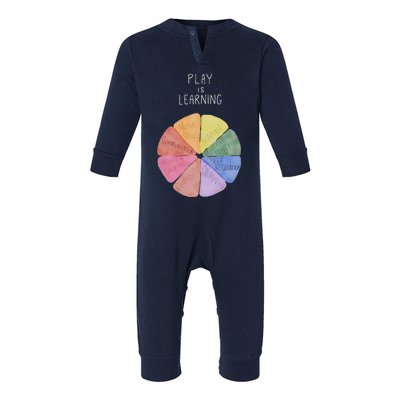 Play Is Learning Teacher Infant Fleece One Piece