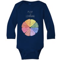 Play Is Learning Teacher Baby Long Sleeve Bodysuit