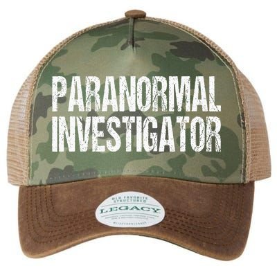 Paranormal Investigator Lazy Halloween Ghost Hunter Costume Legacy Tie Dye Trucker Hat