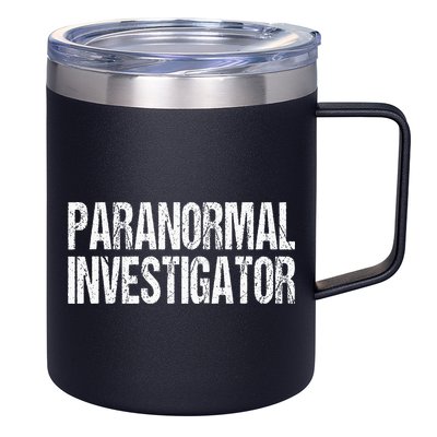 Paranormal Investigator Lazy Halloween Ghost Hunter Costume 12oz Stainless Steel Coffee Mug