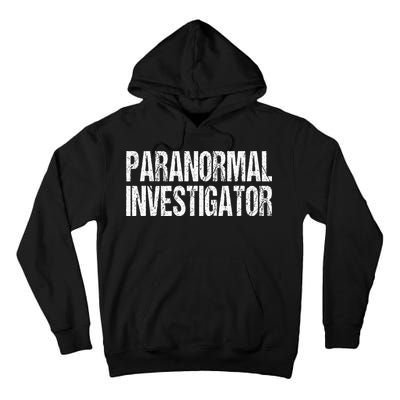 Paranormal Investigator Lazy Halloween Ghost Hunter Costume Tall Hoodie