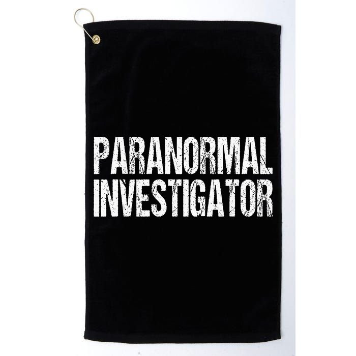 Paranormal Investigator Lazy Halloween Ghost Hunter Costume Golf Towel