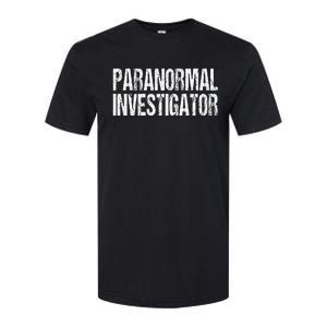 Paranormal Investigator Lazy Halloween Ghost Hunter Costume Softstyle CVC T-Shirt