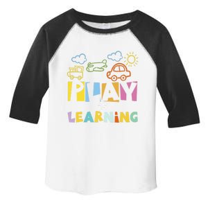 Play Is Learning Design T Designs For Teachers Preschool Gift Toddler Fine Jersey T-Shirt