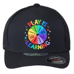 Play Is Learning Teachers Preschool Kindergartner Flexfit Unipanel Trucker Cap