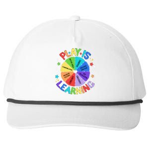 Play Is Learning Teachers Preschool Kindergartner Snapback Five-Panel Rope Hat