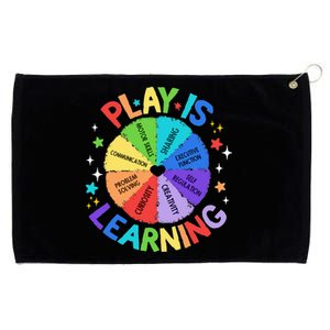 Play Is Learning Teachers Preschool Kindergartner Grommeted Golf Towel