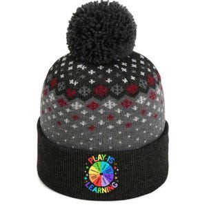 Play Is Learning Teachers Preschool Kindergartner The Baniff Cuffed Pom Beanie