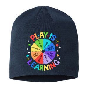 Play Is Learning Teachers Preschool Kindergartner Sustainable Beanie