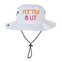 Poetry Is Lit Funny Writer Spoken Word Poet Gift Legacy Cool Fit Booney Bucket Hat