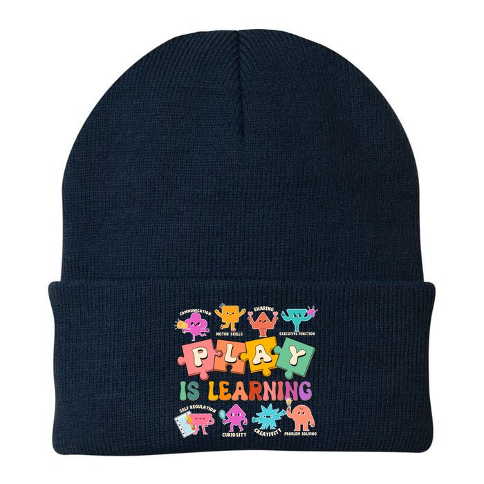 Play Is Learning Kindergarten Teacher Student Life Beanie