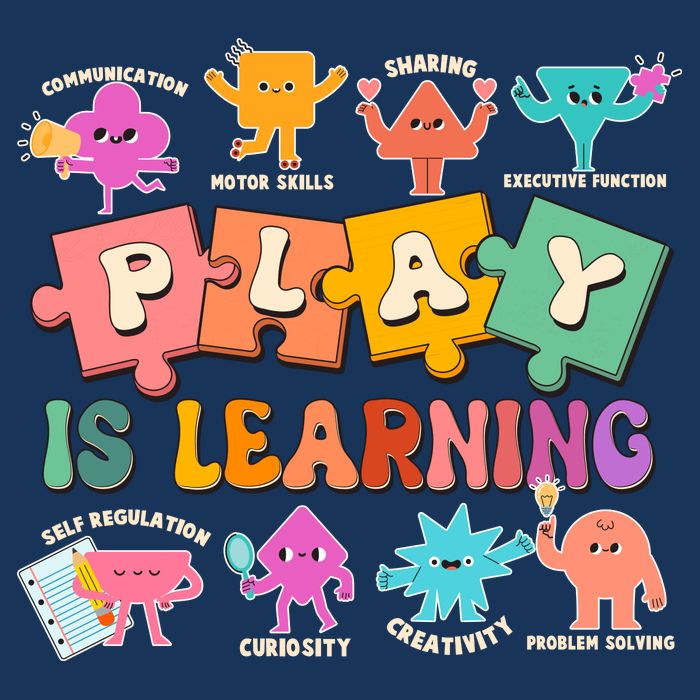 Play Is Learning Kindergarten Teacher Student Life Toddler T-Shirt