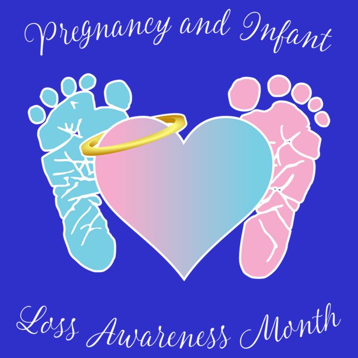 Pregnancy Infant Loss Awareness Month Footprint Halo Gift Kids Hoodie