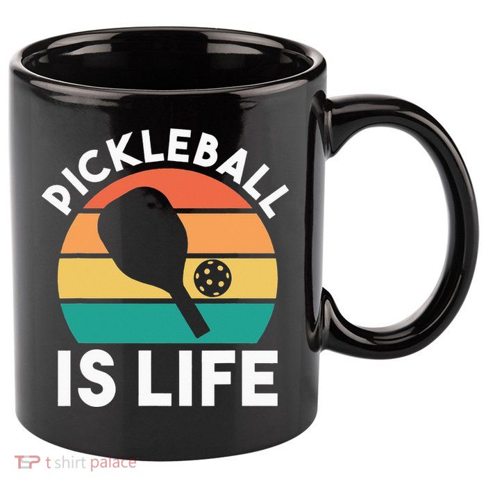 Pickleball Is Life 11oz C Handle Ceramic Mug