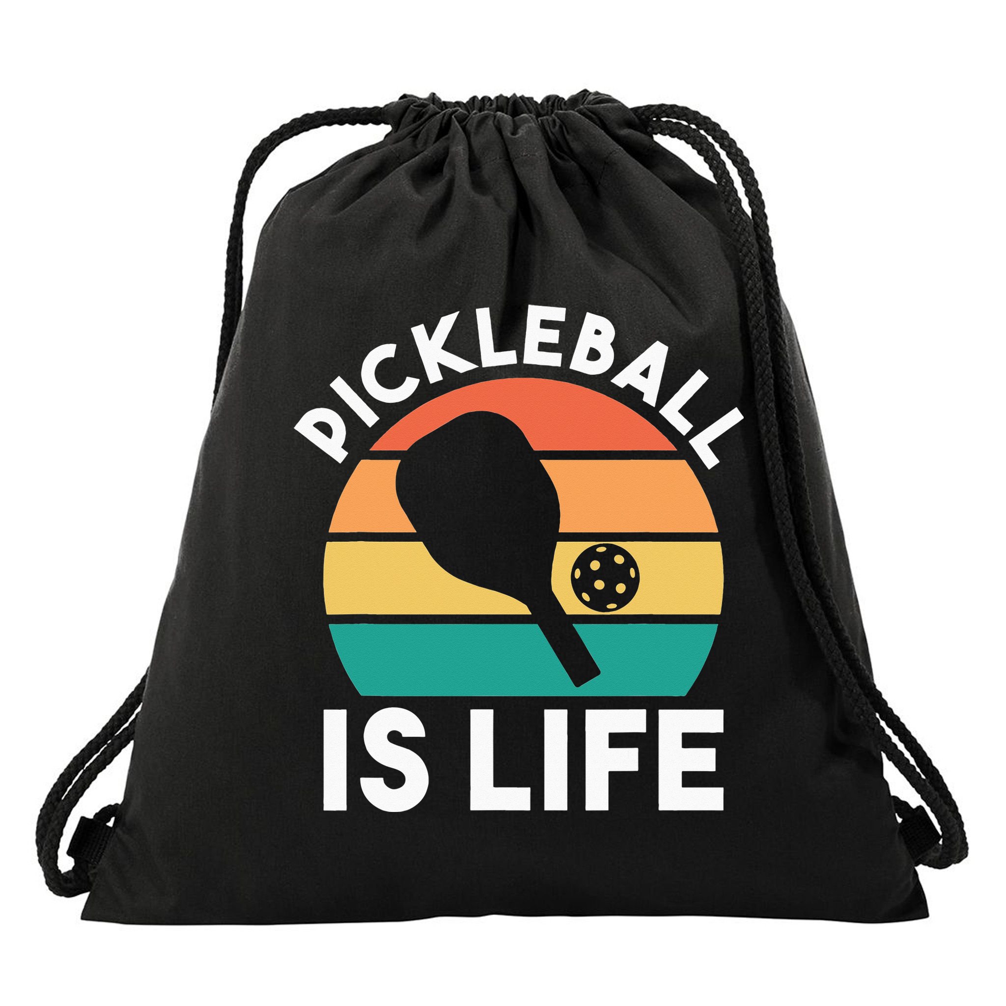 Pickleball Is Life Drawstring Bag