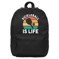 Pickleball Is Life 16 in Basic Backpack