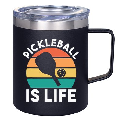 Pickleball Is Life 12oz Stainless Steel Coffee Mug