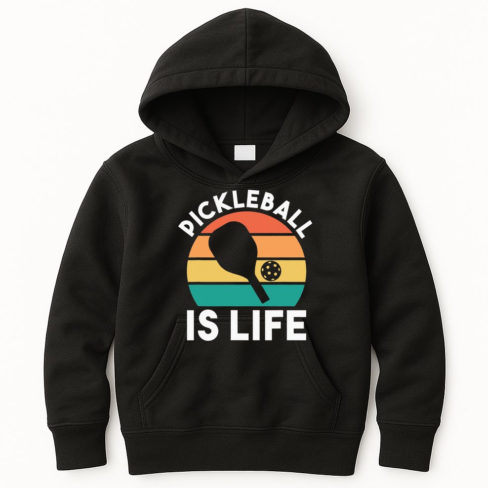 Pickleball Is Life Kids Hoodie