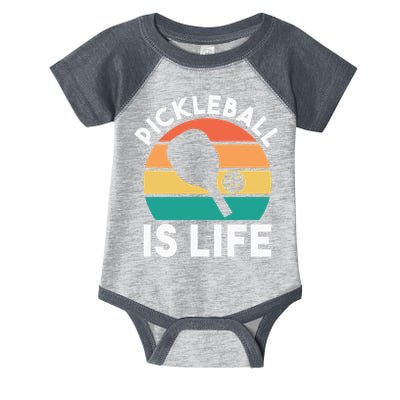 Pickleball Is Life Infant Baby Jersey Bodysuit