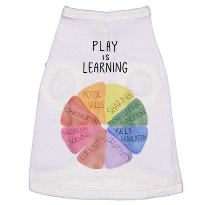 Play Is Learning Funny Teacher Doggie Tank