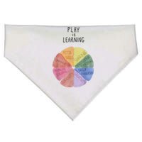 Play Is Learning Funny Teacher USA-Made Doggie Bandana