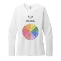 Play Is Learning Funny Teacher Womens CVC Long Sleeve Shirt