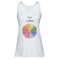 Play Is Learning Funny Teacher Ladies Essential Flowy Tank