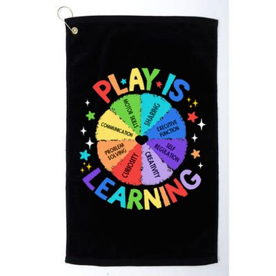 Play Is Learning Teacher Kindergarten Platinum Collection Golf Towel