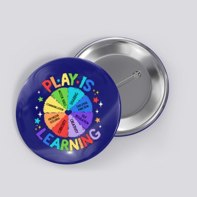 Play Is Learning Teacher Kindergarten Button