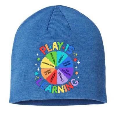 Play Is Learning Teacher Kindergarten Sustainable Beanie