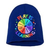 Play Is Learning Teacher Kindergarten Short Acrylic Beanie