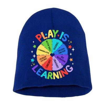 Play Is Learning Teacher Kindergarten Short Acrylic Beanie