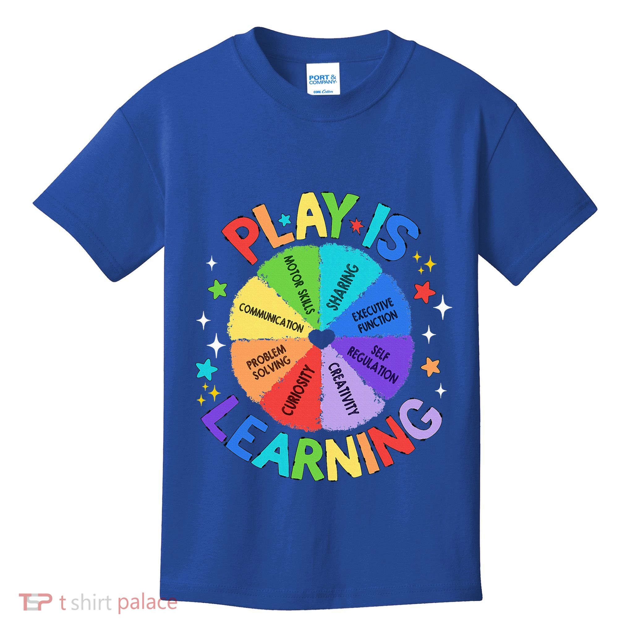 Play Is Learning Teacher Kindergarten Kids T-Shirt