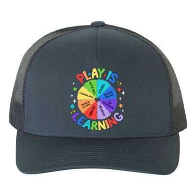 Play Is Learning Teacher Kindergarten Yupoong Adult 5-Panel Trucker Hat