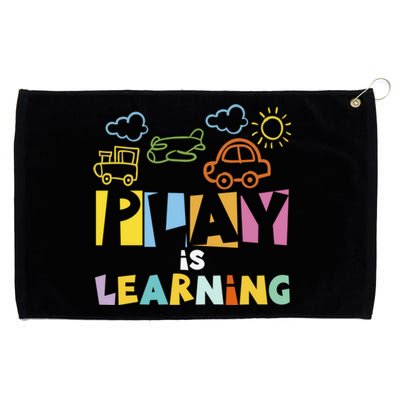 Play Is Learning Design T Designs For Teachers Preschool Gift Grommeted Golf Towel