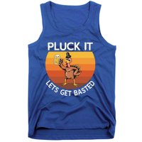 Pluck It Lets Get Basted Turkey Gift Tank Top