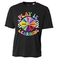 Play Is Learning Preschool Teacher Play Based Learning Cooling Performance Crew T-Shirt