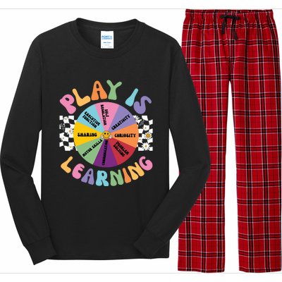 Play Is Learning Preschool Teacher Play Based Learning Long Sleeve Pajama Set