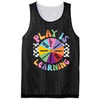 Play Is Learning Preschool Teacher Play Based Learning Mesh Reversible Basketball Jersey Tank