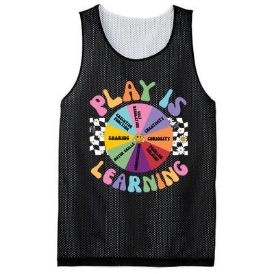 Play Is Learning Preschool Teacher Play Based Learning Mesh Reversible Basketball Jersey Tank