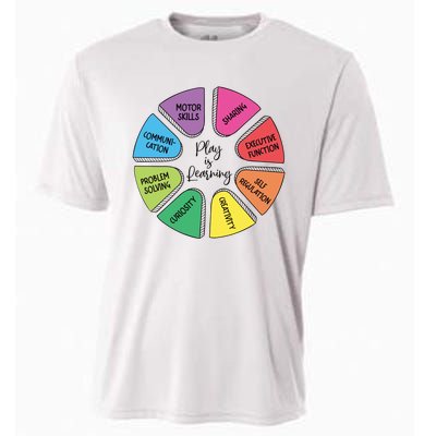 Play Is Learning Teacher Appreciation Cooling Performance Crew T-Shirt