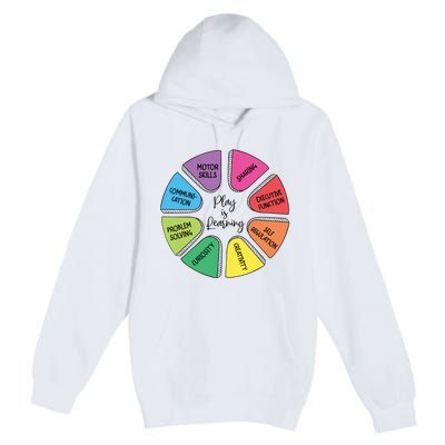 Play Is Learning Teacher Appreciation Premium Pullover Hoodie